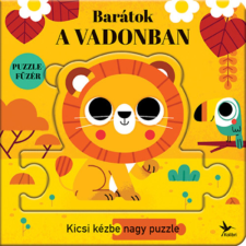 Kolibri Gyerekkönyvkiadó Kft Barátok a vadonban - Kicsi kézbe nagy puzzle kreatív és készségfejlesztő