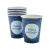 Kolibri Játék Boldog szülinapot pohár 6 darabos - 250 ml, kék