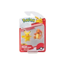 Kolibri Játék Pokémon 2 db-os figura - Charmander, Pikachu játékfigura