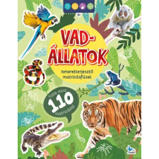 Kolibri Kiadó Ismeretterjesztő matricásfüzet - Vadállatok - Több mint 110 matricával gyermek- és ifjúsági könyv