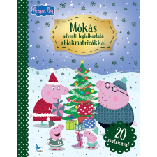 Kolibri Kiadó - Peppa malac – Mókás adventi foglalkoztató ablakmatricákkal gyermek- és ifjúsági könyv