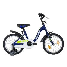  Koliken 16″ Lindo kerékpár, kék-zöld, kontrás gyermek kerékpár