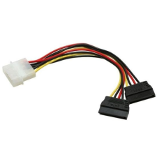 Kolink 5,25" => 2xSATA tápátalakító kábel és adapter