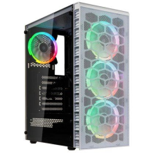 Kolink Observatory Lite Mesh ARGB táp nélküli ablakos ház fehér (5999094004948) számítógép ház