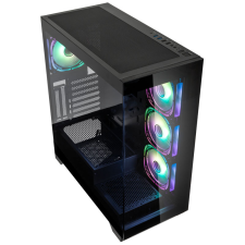 Kolink Unity Peak ARGB Számítógépház - Fekete (UNITY PEAK BLK) számítógép ház