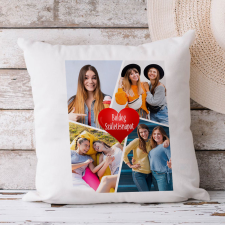  Kollázs fotós párna - Boldog szülinapot lakástextília