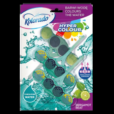 Kolorado Hyper Colour TRIO kosaras toalett block 3x45g Bergamot Beat tisztító- és takarítószer, higiénia