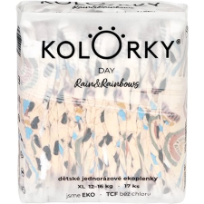 Kolorky DAY eső és szivárványok XL (17 db) pelenka
