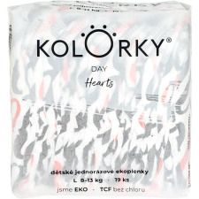 Kolorky DAY Szívecskék L (19 db) pelenka