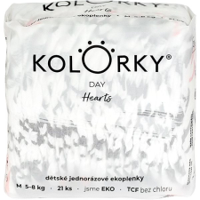 Kolorky DAY Szívecskék M (21 db) pelenka