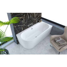 Kolpa San Dream-SP Falhoz állítható fürdőkád 170x75 cm balos kád, zuhanykabin