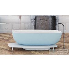 Kolpa San Milo-FS 174x75 szabadon álló fürdőkád, kék-fehér 592480 kád, zuhanykabin