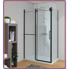 Kolpa San Virgo UNI TK szögletes zuhanykabin 120x90 cm Ezüst kád, zuhanykabin