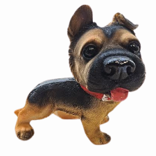  Kölyök német juhász szobor, kicsi dekoráció