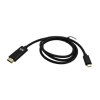  KOM0984A USB Type-C dugó - HDMI dugó kábel, 1m