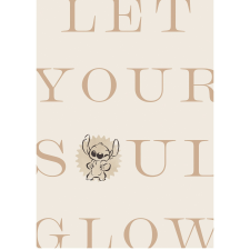 Komar falikép Disney Lilo and Stitch Soul Glow 50 cm x 70 cm grafika, keretezett kép