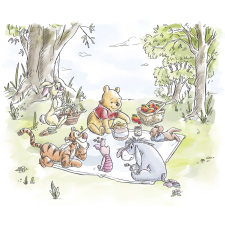Komar nemszőtt fotótapéta Disney Winnie The Pooh Nice For Picnics színes tapéta, díszléc és más dekoráció