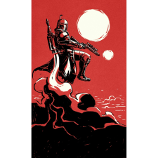 Komar nemszőtt fotótapéta Star Wars Boba Fett The Bounty Hunter piros tapéta, díszléc és más dekoráció