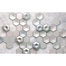 Komar vlies fotótapéta Hexagon Concrete 400 cm x 250 cm tapéta, díszléc és más dekoráció