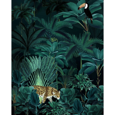 Komar vlies fotótapéta Jungle Night 200 cm x 250 cm tapéta, díszléc és más dekoráció