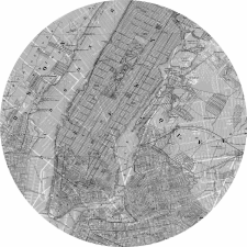 Komar vlies fotótapéta Map öntapadós 125 cm tapéta, díszléc és más dekoráció