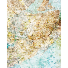 Komar vlies fotótapéta Mix Map 200 cm x 250 cm tapéta, díszléc és más dekoráció