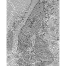 Komar vlies fotótapéta NYC Map 200 cm x 250 cm tapéta, díszléc és más dekoráció