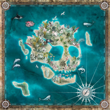 Komar vlies fotótapéta Skull Island 250 cm x 280 cm tapéta, díszléc és más dekoráció