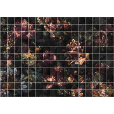 Komar vlies fotótapéta Tiles Flowers 400 cm x 280 cm tapéta, díszléc és más dekoráció