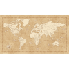 Komar vlies fotótapéta Vintage World Map 500 cm x 280 cm