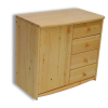 Komforttéka Andi 1 ajtós 4 fiókos fenyő komód