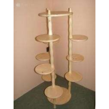 Komforttéka Borovi Fenyő Virágtartó - 11 Polcos Növényállvány - 145 cm bútor