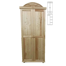 Komforttéka Highlander Fenyő Szekrény - 2 Ajtós - 207x81x58 cm bútor