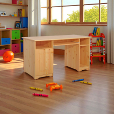 Komforttéka Martin 1 ajtós kombi fenyő asztal íróasztal