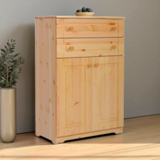 Komforttéka Petra 2 ajtós 2 fiókos fenyő komód bútor