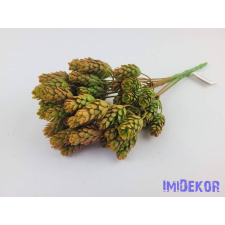  Komló 9 ágú műzöld csokor 33cm - Piruló dekorációs kellék