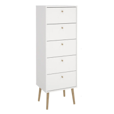  Komód hálószoba nappali bútor 120x50x30cm fehér KT-01 bútor