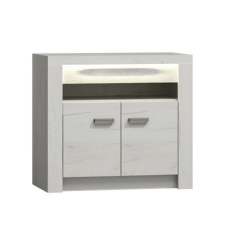  Komód, kőris fehér, INFINITY I-10 bútor