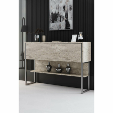  Komód Luxe - Travertine, Silver bútor