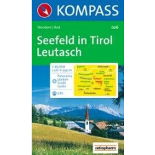 Kompass 026. Seefeld in Tirol turista térkép Kompass 1:25 000 térkép