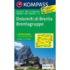 Kompass 073. Dolomiti di Brenta turista térkép Kompass 1:25 000 térkép