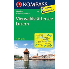 Kompass 116. Vierwaldstattersee turista térkép Kompass 1:50 000 Luzern turista térkép térkép