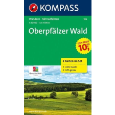 Kompass 186. Oberpfälzer Wald, 2teiliges Set mit Activ Guide 2015 turista térkép Kompass térkép