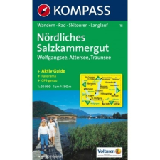 Kompass 18. Nordliches Salzkammergut turistatérkép Kompass 1:50 000 térkép