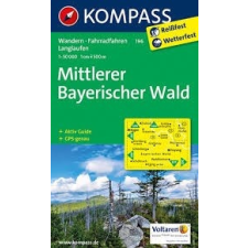 Kompass 196. Mittlerer Bayerischer Wald turista térkép Kompass 1:50 000 térkép