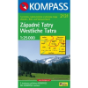 Kompass 2131. Westliche Tatra/Západné Tatry, 1:25 000, D/SK turista térkép Kompass