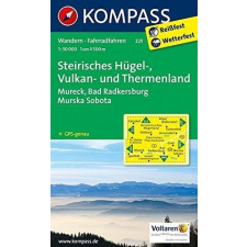 Kompass 225. Steirisches Hügel- und Vulkanland turista térkép Kompass 1:50 000 térkép