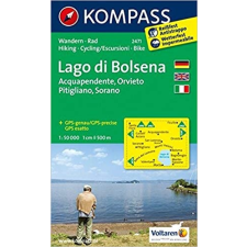 Kompass 2471. Lago di Bolsena, D/I Bolsena turista térkép Kompass térkép