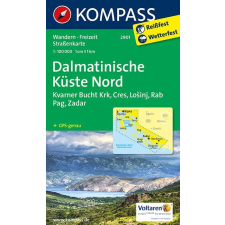 Kompass 2901. Észak-Dalmácia térkép Kompass 1:100 000 térkép