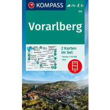 Kompass 292. Vorarlberg turista térkép Kompass 1:50 000 térkép